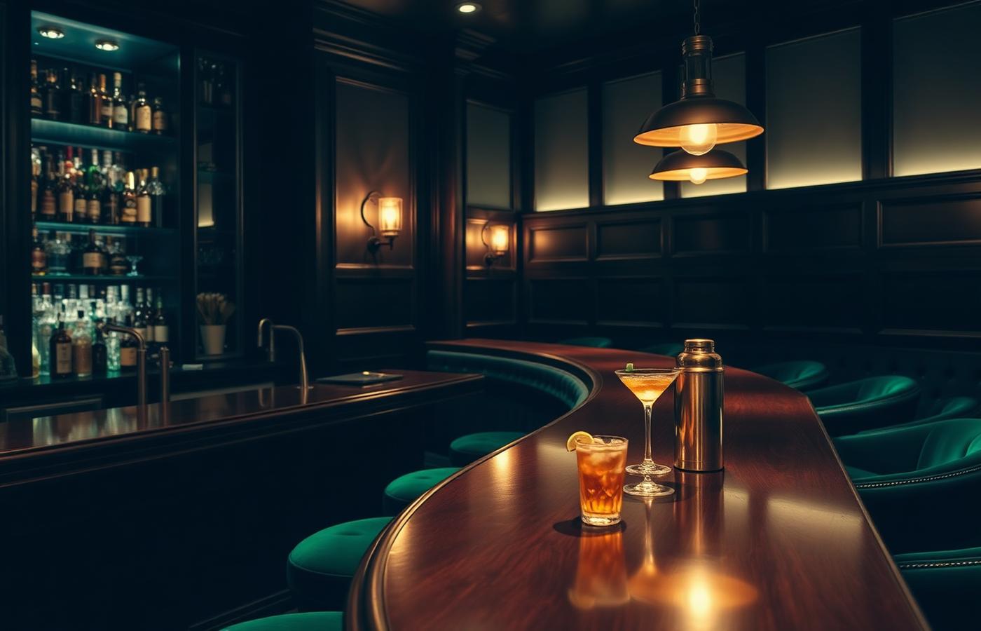 Bar z koktajlami